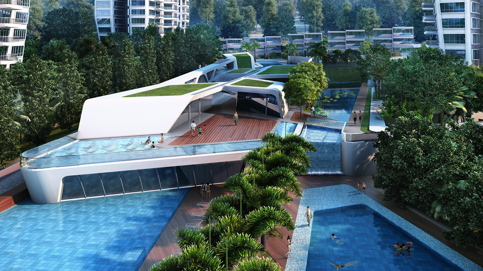 D'leedon Drone and Condo Details Leedon Heights in Tanglin / Holland